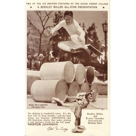 NESTOR JOHNSON SKATES (U.S.A.) advertising card