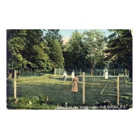 TENNIS AT THE WAEGWOLTIC CLUB, HALIFAX, NOVA SCOTIA (CANADA)