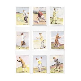 FAMOUS GOLFERS 1930 (WILLS) CIGARETTE CARDS