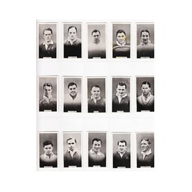 BRITISH RUGBY PLAYERS 1930 (NEW ZEALAND ISSUE) WILLS cigarette cards