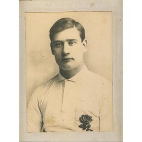 BERT SOLOMON (REDRUTH, CORNWALL & ENGLAND) RUGBY PHOTOGRAPH