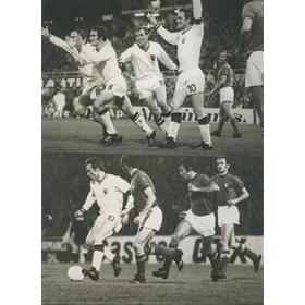 BELGIUM V ITALY 1972 - 4 ORIGINAL PHOTOGRAPHS