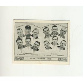 BURY F.C. BARRATT TEAM FOLDER