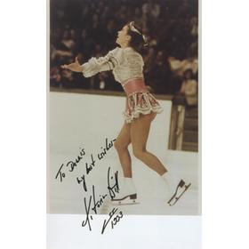KATERINA WITT SIGNED PHOTOGRAPH (DOUBLE OLYMPIC CHAMPION 1984 & 1988)