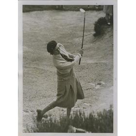 MRS ANDREW HOLM 1933 GOLF PHOTOGRAPH