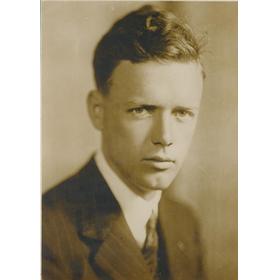 CHARLES LINDBERGH 1927 PRESS PHOTOGRAPH