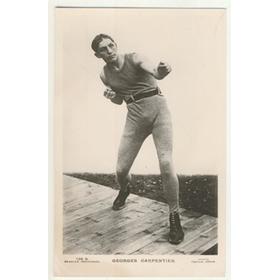 GEORGES CARPENTIER (FRANCE) BOXING POSTCARD