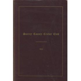 SURREY COUNTY CRICKET CLUB 1935 [HANDBOOK]
