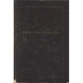 SURREY COUNTY CRICKET CLUB 1938 [HANDBOOK]