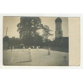 TENNIS IN BURTENBACH (GERMANY) POSTCARD