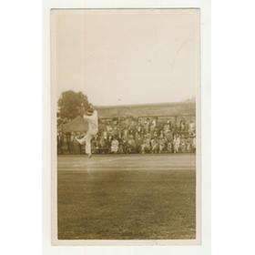 HIRA-LAL SONI (INDIA) 1930 TENNIS POSTCARD - PLAYING AT SIDMOUTH