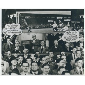 FULHAM V CHARLTON ATHLETIC EARLY 1950S COMPOSITE FOOTBALL PHOTOGRAPH