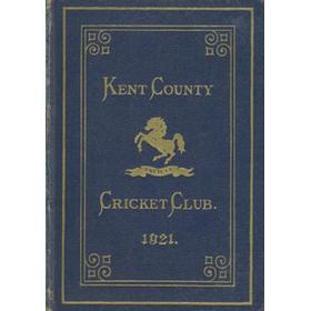 KENT COUNTY CRICKET CLUB 1921 [BLUE BOOK]