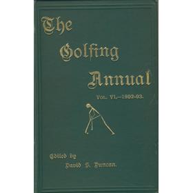 THE GOLFING ANNUAL 1892-93. VOLUME VI.