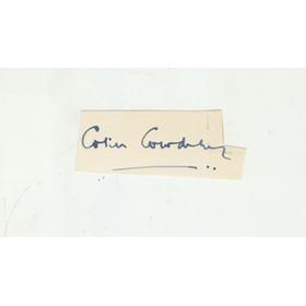COLIN COWDREY (KENT AND ENGLAND) CRICKET AUTOGRAPH