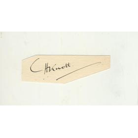 C.H. KNOTT (KENT) CRICKET AUTOGRAPH