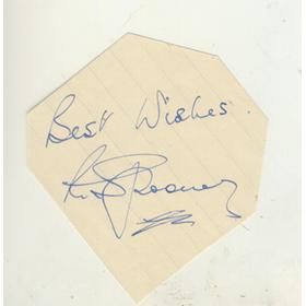 DICK SPOONER (WARWICKSHIRE, DURHAM & ENGLAND) CRICKET AUTOGRAPH