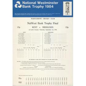 KENT V MIDDLESEX (LORD