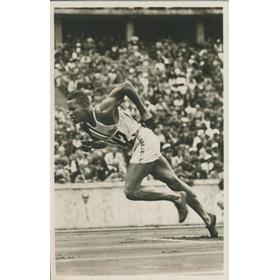 ARCHIE WILLIAMS (USA) - BERLIN OLYMPICS 1936 (400 METRES) POSTCARD