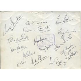 ARSENAL 1948-49 SIGNED FOOTBALL PHOTOGRAPH