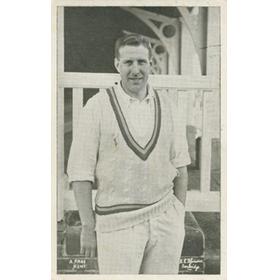 ARTHUR FAGG (KENT & ENGLAND) CRICKET POSTCARD
