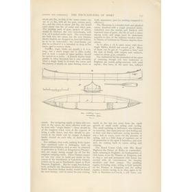 CANOES AND CANOEING - THE ENCYCLOPAEDIA OF SPORT 1897