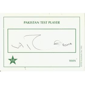 ABDUR RAZZAQ (PAKISTAN) CRICKET AUTOGRAPH