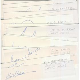 ALVIN KALLICHARRAN (WEST INDIES) CRICKET AUTOGRAPH