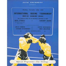 DICK TURPIN V TIBERIO MITRI 1948 BOXING PROGRAMME