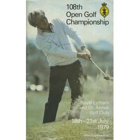 OPEN CHAMPIONSHIP 1979 (ROYAL LYTHAM & ST ANNES) GOLF PROGRAMME - PROFUSELY SIGNED