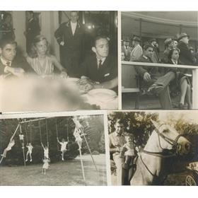ANGEL SANTAMARINA - ARGENTINIAN FENCER IN 1924 OLYMPICS (GROUP OF 4 PHOTOGRAPHS)