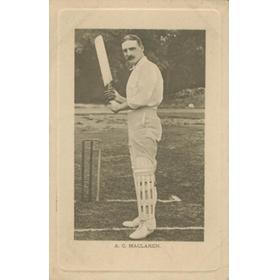 ARCHIE MACLAREN (LANCASHIRE & ENGLAND) CRICKET POSTCARD