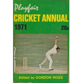 PLAYFAIR CRICKET ANNUAL 1971