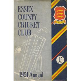 ESSEX COUNTY CRICKET CLUB ANNUAL 1951