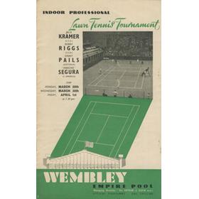 INDOOR LAWN TENNIS TOURNAMENT 1949 (WEMBLEY) PROGRAMME