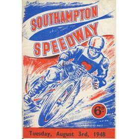 SOUTHAMPTON V CRADLEY HEATH 1948 SPEEDWAY PROGRAMME