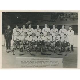 WEMBLEY LIONS ICE HOCKEY TEAM 1949-50 PHOTOGRAPH