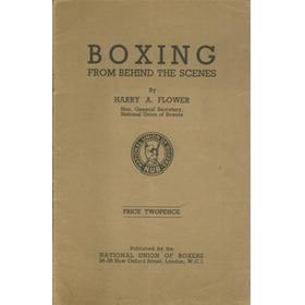 BOXING FROM BEHIND THE SCENES