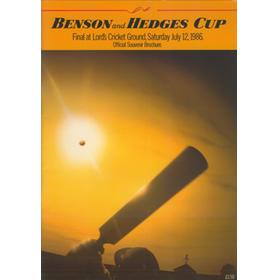 KENT V MIDDLESEX 1986 (LORD