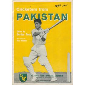 CRICKETERS FROM PAKISTAN: THE 1962 TOUR OFFICIAL SOUVENIR
