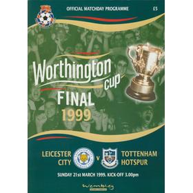 LEICESTER CITY V TOTTENHAM HOTSPUR 1999 (WORTHINGTON CUP FINAL) FOOTBALL PROGRAMME