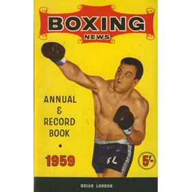 BOXING NEWS ANNUAL AND RECORD BOOK 1959