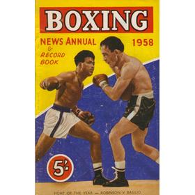 BOXING NEWS ANNUAL AND RECORD BOOK 1958