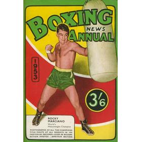 BOXING NEWS ANNUAL AND RECORD BOOK 1953