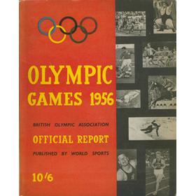 BRITISH OLYMPIC ASSOCIATION OFFICIAL REPORT - MELBOURNE 1956