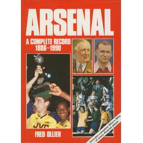 ARSENAL: A COMPLETE RECORD 1886-1990