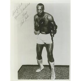 BOB FOSTER BOXING C1970 SIGNED BOXING PHOTOGRAPH 