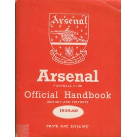 ARSENAL FOOTBALL CLUB 1959-60 OFFICIAL HANDBOOK