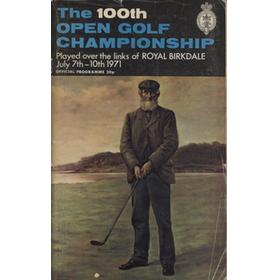 OPEN CHAMPIONSHIP 1971 (ROYAL BIRKDALE) GOLF PROGRAMME