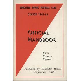 DONCASTER ROVERS OFFICIAL HANDBOOK 1965-66
